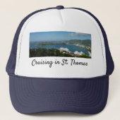 Harbour op de St. Thomas US Maagdeneilanden Trucker Pet (Voorkant)