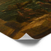 Harbour op Sunset - Claude Lorrain Fine Art Poster (Hoek)