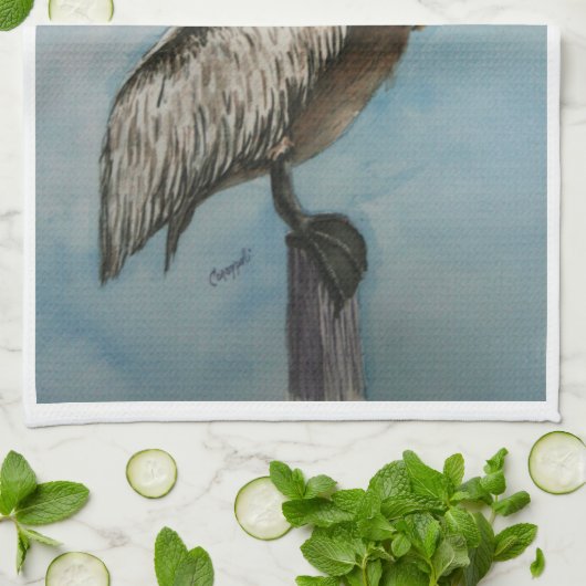 Harbour Pelican Hand Towel Theedoek (Gevouwen)