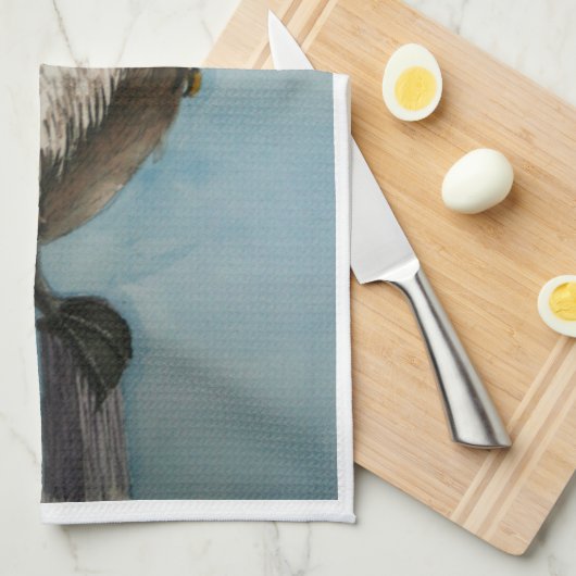 Harbour Pelican Hand Towel Theedoek (Quarter Fold)