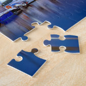 Harbour Port Boats Yachts Ocean Zee Reflections Legpuzzel (Zijkant)