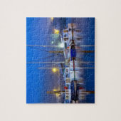 Harbour Port Boats Yachts Ocean Zee Reflections Legpuzzel (Verticaal)