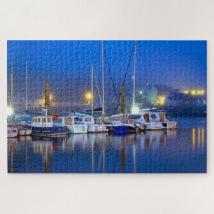 Harbour Port Boats Yachts Ocean Zee Reflections Legpuzzel