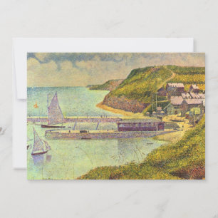 Harbour Port-en-Bessin High Tide van Georges Seura