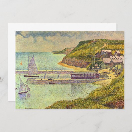 Harbour Port-en-Bessin High Tide van Georges Seura (Voorkant / Achterkant)