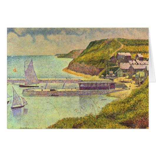 Harbour Port-en-Bessin High Tide van Georges Seura (Voorkant Horizontaal)