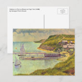 Harbour Port-en-Bessin High Tide van Georges Seura Briefkaart (Voorkant / Achterkant)