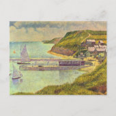 Harbour Port-en-Bessin High Tide van Georges Seura Briefkaart (Voorkant)