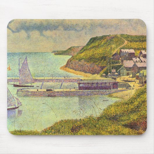 Harbour Port-en-Bessin High Tide van Georges Seura Muismat (Voorkant)
