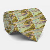 Harbour Port-en-Bessin High Tide van Georges Seura Stropdas (Opgerold)