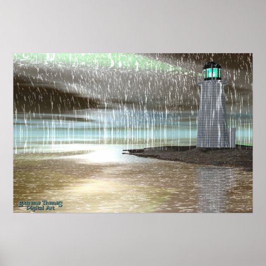 Harbour Rain Poster (Voorkant)