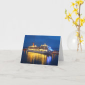 Harbour Reflections Blank Note Cards Kaart (Gele Bloem)