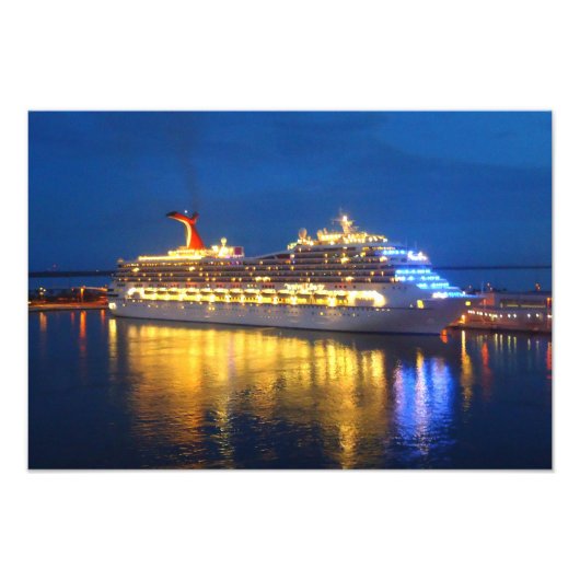 Harbour Reflections Foto Afdruk (Voorkant)