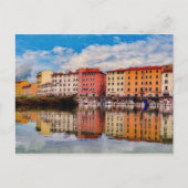 Harbour Reflections (gebilderd) Briefkaart (Voorkant)