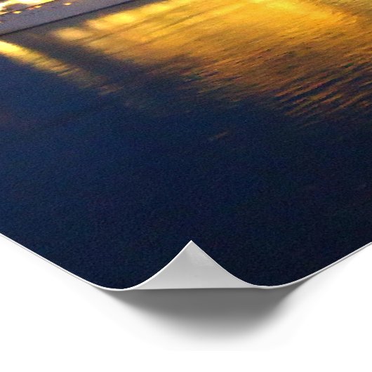 Harbour Reflections Poster (Hoek)