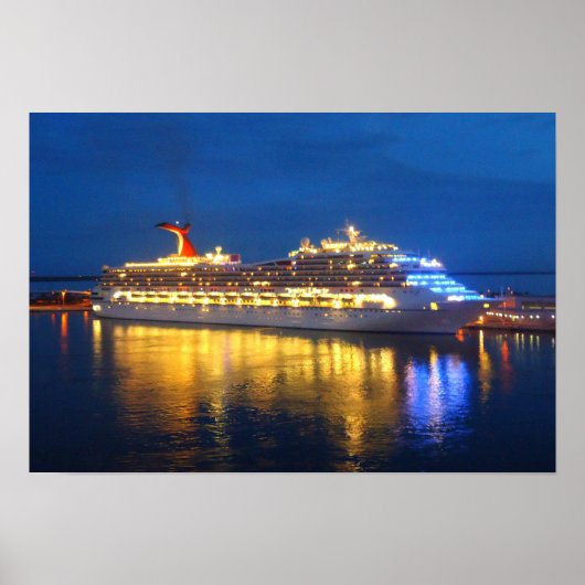 Harbour Reflections Poster (Voorkant)