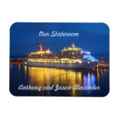 Harbour Reflections sml. Stateroom deurmarkeringsm Magneet (Horizontaal)