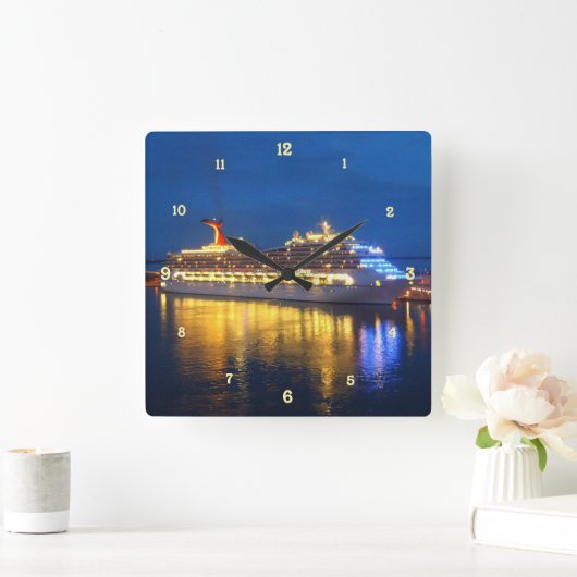 Harbour Reflections Vierkante Klok (Huis)