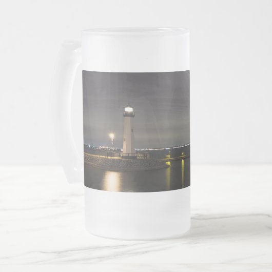 Harbour Rockwall Lighthouse Frosted Mok (Voorkant links)