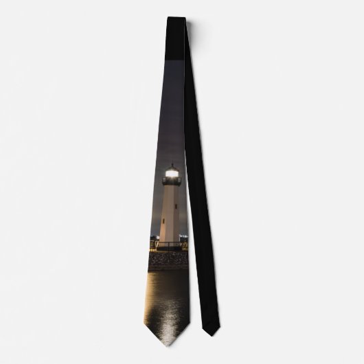 Harbour Rockwall Lighthouse Stropdas (Voorkant)