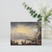 Harbour Scene Briefkaart (Staand voorkant)