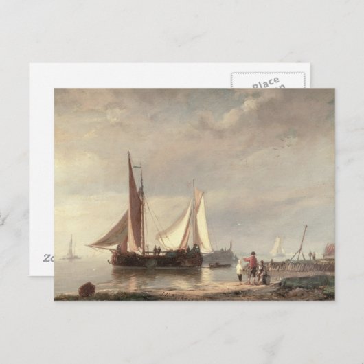 Harbour Scene Briefkaart (Voorkant / Achterkant)