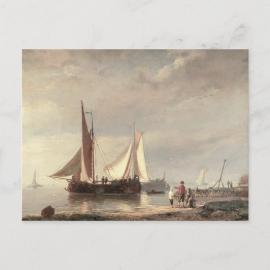 Harbour Scene Briefkaart (Voorkant)