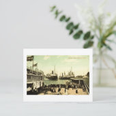 Harbour Scene, Detroit, Michigan Briefkaart (Staand voorkant)