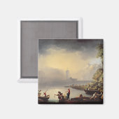 Harbour Scene Magneet (Voorkant / Achterkant)