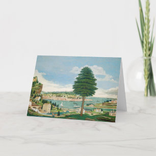 Harbour Scene met Kasteel   Jurgan Frederick Huge Kaart