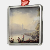 Harbour Scene Metalen Ornament (Links)
