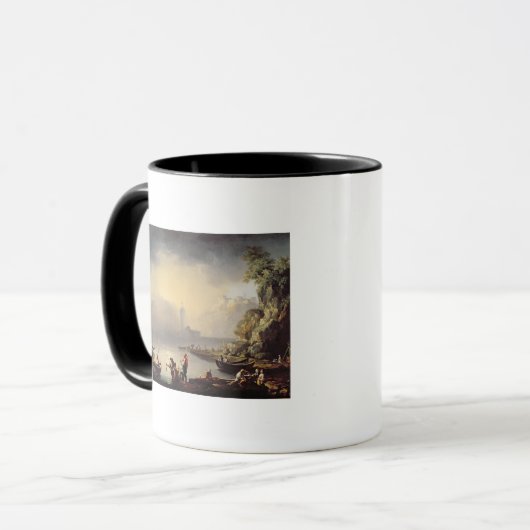 Harbour Scene Mok (Voorkant links)