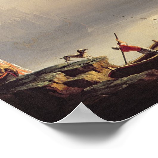 Harbour Scene Poster (Hoek)