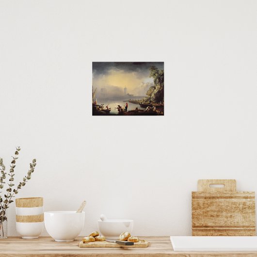 Harbour Scene Poster (Keuken)