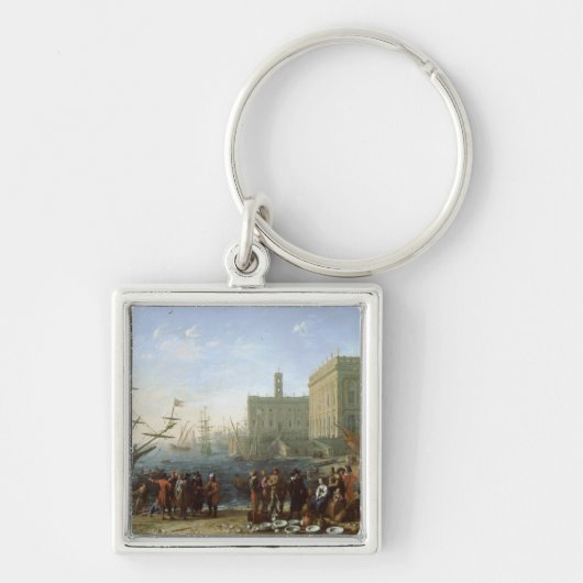 Harbour Scene Sleutelhanger (Voorkant)