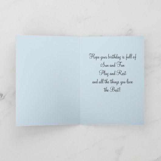 Harbour Seal Birthday Kaart (Binnen)