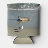 Harbour Seal in La Jolla California Blikjeskoeler (Voorkant)