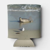 Harbour Seal in La Jolla California Blikjeskoeler (Achterkant)