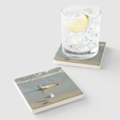 Harbour Seal in La Jolla California Stenen Onderzetter (Zijkant)