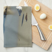 Harbour Seal in La Jolla California Theedoek (Quarter Fold)