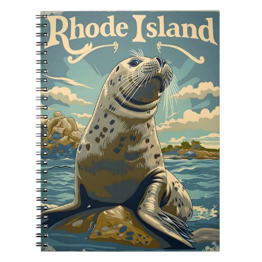 Harbour Seal Rhode Island Notitieboek (Voorkant)