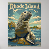 Harbour Seal Rhode Island Poster (Voorkant)