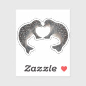 Harbour Seal Vinyl Sticker (Vel)