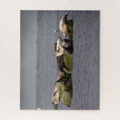Harbour Seals at Island Beach State Park Legpuzzel (Verticaal)