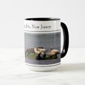 Harbour Seals, Island Beach State Park Mok (Voorkant rechts)