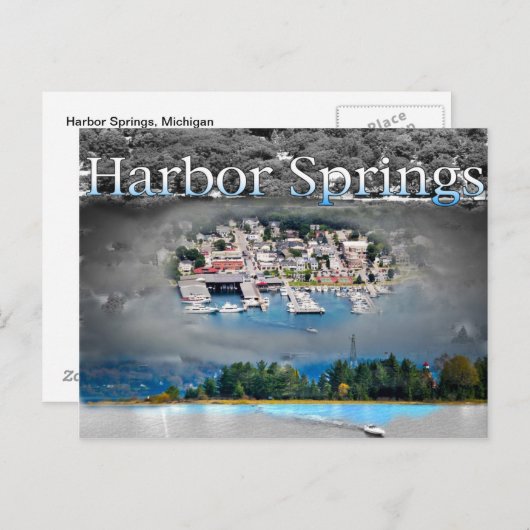 Harbour Springs, Michigan Briefkaart (Voorkant / Achterkant)