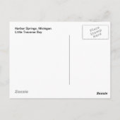 Harbour Springs, Michigan Briefkaart (Achterkant)