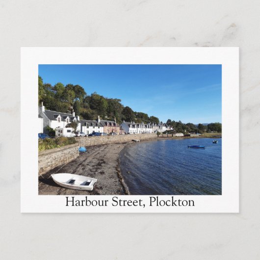 Harbour Street, Plockton Briefkaart (Voorkant)