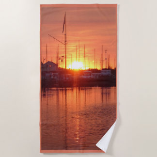 Harbour Sunset Beach Towel Strandlaken
