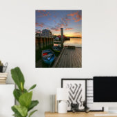 Harbour Sunset Poster (Thuiskantoor)